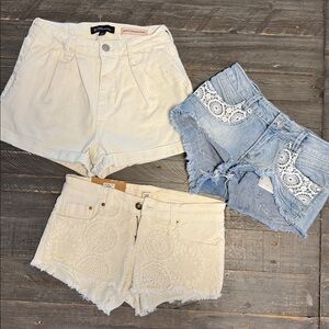 3 Pairs of Shorts | Sz 0, 1 and 25 |